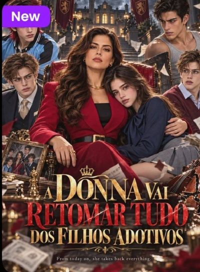 Capa da minissérie A Donna Vai Retomar Tudo dos Filhos Adotivos