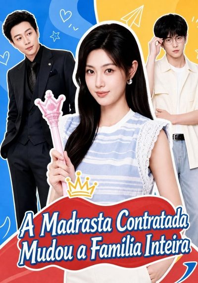 Capa da minissérie A Madrasta Contratada Mudou a Família Inteira