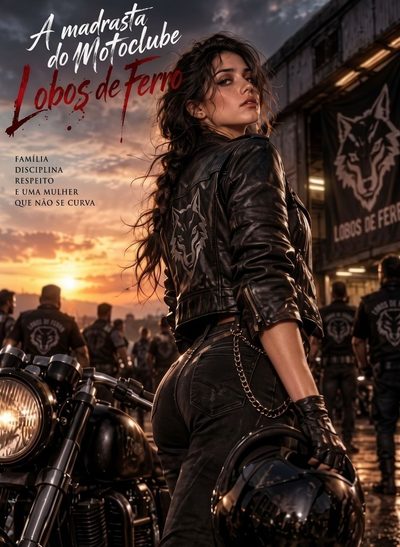 Capa da minissérie A Madrasta do Moto Clube Lobos de Ferro