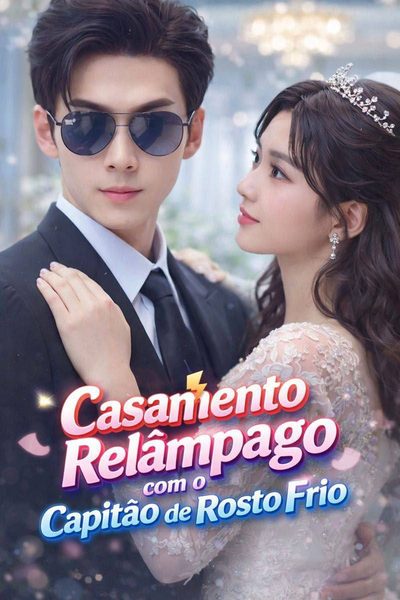Capa da minissérie Casamento Relâmpago com o Capitão de Rosto Frio