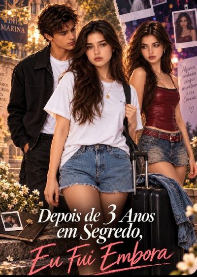 Capa da minissérie Depois de 3 Anos em Segredo, Eu Fui Embora -