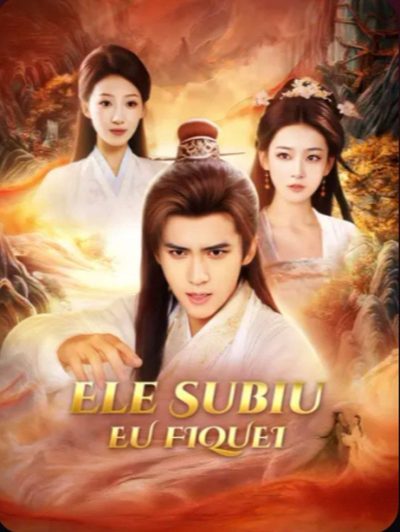 Capa da minissérie Ele Subiu Eu Fiquei