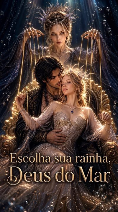 Capa da minissérie Escolha Sua Rainha, Deus do Mar