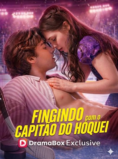 Capa da minissérie Fingindo com o Capitão do Hóquei