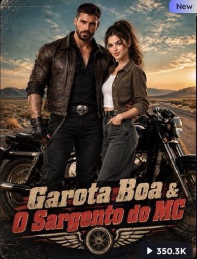 Capa da minissérie Garota Boa e o Sargento do Mc