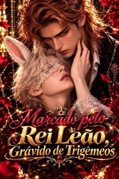 Capa da minissérie Marcado Pelo Rei Leão, Grávido de Trigémeos - Lgbt Bl