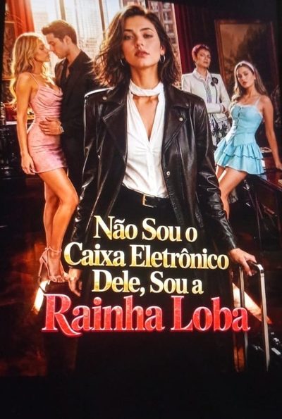 Capa da minissérie Não Sou Mais o Caixa Eletrônico Dele. Sou a Rainha Loba