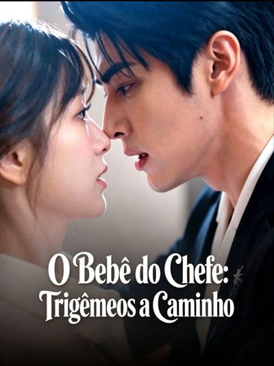 Capa da minissérie O BEBÊ DO CHEFE TRIGÊMEOS A CAMINHO The Boss's Baby: Triplets on the Way