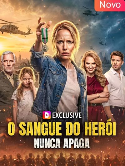 Capa da minissérie O Sangue do Herói Nunca Apaga