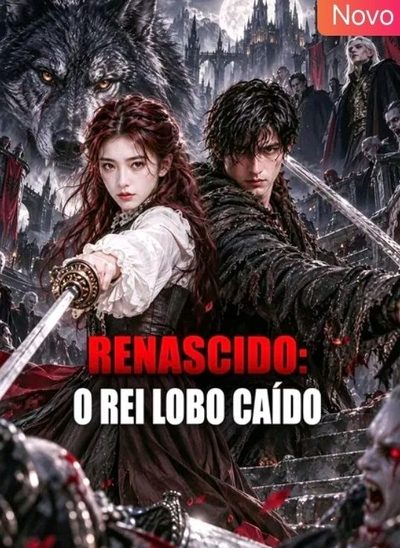 Capa da minissérie Renascido: o Rei Lobo Caído