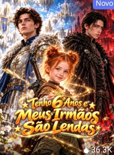Capa da minissérie Tenho 6 Anos e Meus Irmãos São Lendas