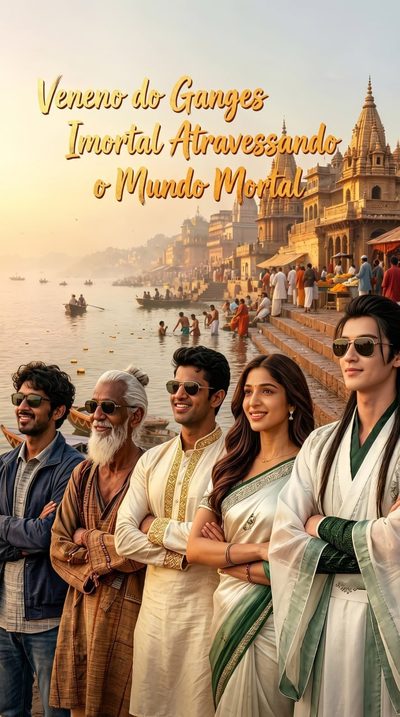 Capa da minissérie Veneno do Ganges Imortal Atravessando o Mundo Mortal